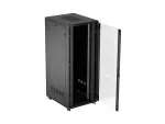 SZAFA INSTALACYJNA RACK STOJĄCA 19" 42U 800X1000 CZARNA DRZWI PRZESZKLONE LANBERG (FLAT PACK)
