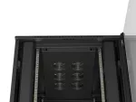 SZAFA INSTALACYJNA RACK STOJĄCA 19" 42U 800X1000 CZARNA DRZWI PRZESZKLONE LANBERG (FLAT PACK)