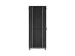 SZAFA INSTALACYJNA RACK STOJĄCA 19" 42U 800X1000 CZARNA DRZWI PRZESZKLONE LANBERG (FLAT PACK)