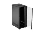 SZAFA INSTALACYJNA RACK STOJĄCA 19" 42U 800X1200 CZARNA DRZWI PRZESZKLONE LANBERG (FLAT PACK)