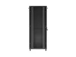SZAFA INSTALACYJNA RACK STOJĄCA 19" 42U 800X1200 CZARNA DRZWI PRZESZKLONE LANBERG (FLAT PACK)