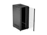 SZAFA INSTALACYJNA RACK STOJĄCA 19" 42U 800X1200 CZARNA DRZWI PRZESZKLONE LANBERG (FLAT PACK)