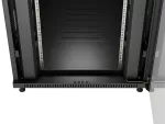 SZAFA INSTALACYJNA RACK STOJĄCA 19" 42U 800X1200 CZARNA DRZWI PRZESZKLONE LANBERG (FLAT PACK)