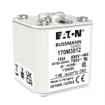 170M3512 Wkładka szybka, 100 A, AC 690 V, compact size 1, 45 x 59 x 51 mm, aR, IEC, UL