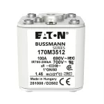 170M3512 Wkładka szybka, 100 A, AC 690 V, compact size 1, 45 x 59 x 51 mm, aR, IEC, UL