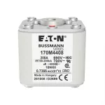 170M4408 Wkładka szybka, 200 A, AC 690 V, size 1, 53 x 69 x 51 mm, aR, IEC, UL