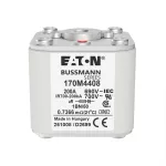 170M4408 Wkładka szybka, 200 A, AC 690 V, size 1, 53 x 69 x 51 mm, aR, IEC, UL
