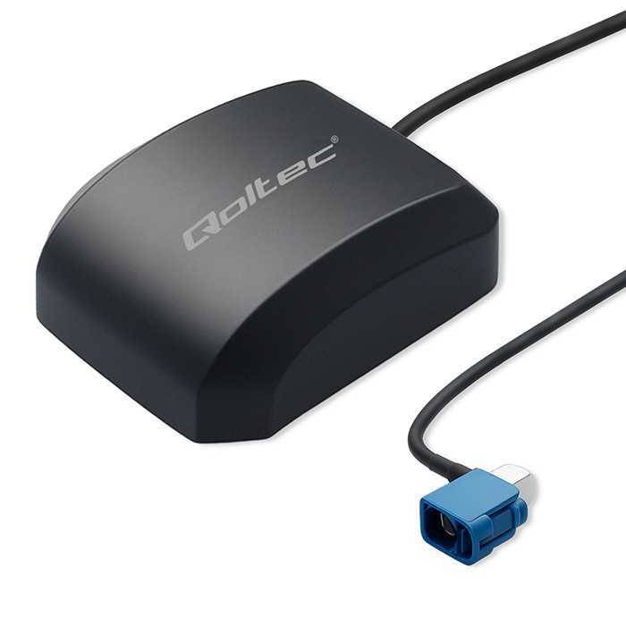 Qoltec Mobilna Antena GPS GLONASS z podstawą magnetyczną | dookólna | 28dBi | FAKRA 