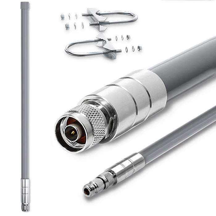 Qoltec Antena LoRa | 12dBi | dookólna | zewnętrzna | włókno szklane | 868 MHz | 1.5m