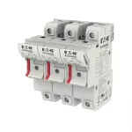 CH143DIU Podstawa wkł. cyl. 14x51, 3p, 50A, 690 Vac, wskaźnik