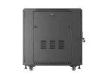 SZAFA INSTALACYJNA RACK STOJĄCA 19" 15U 600X800 CZARNA DRZWI PERFOROWANE LANBERG (FLAT PACK)
