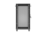 SZAFA INSTALACYJNA RACK STOJĄCA 19" 22U 600X800 CZARNA DRZWI PERFOROWANE LANBERG (FLAT PACK)