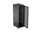 SZAFA INSTALACYJNA RACK STOJĄCA 19" 42U 600X800 CZARNA DRZWI PERFOROWANE LANBERG (FLAT PACK)
