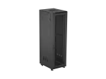 SZAFA INSTALACYJNA RACK STOJĄCA 19" 42U 600X800 CZARNA DRZWI PERFOROWANE LANBERG (FLAT PACK)