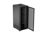SZAFA INSTALACYJNA RACK STOJĄCA 19" 42U 800X1000 CZARNA DRZWI PERFOROWANE LANBERG (FLAT PACK)