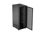 SZAFA INSTALACYJNA RACK STOJĄCA 19" 42U 800X1000 CZARNA DRZWI PERFOROWANE LANBERG (FLAT PACK)