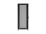 SZAFA INSTALACYJNA RACK STOJĄCA 19" 42U 800X1000 CZARNA DRZWI PERFOROWANE LANBERG (FLAT PACK)