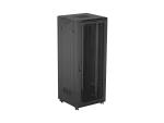 SZAFA INSTALACYJNA RACK STOJĄCA 19" 42U 800X800 CZARNA DRZWI PERFOROWANE LANBERG (FLAT PACK)