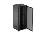SZAFA INSTALACYJNA RACK STOJĄCA 19" 42U 800X800 CZARNA DRZWI PERFOROWANE LANBERG (FLAT PACK)
