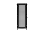SZAFA INSTALACYJNA RACK STOJĄCA 19" 42U 800X800 CZARNA DRZWI PERFOROWANE LANBERG (FLAT PACK)