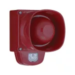 SY Base-LX-W/RF/R1/WP + SY/R1 VDS G2 Sygnalizator Optyczno-Akustyczny Symphoni LX Ścienny, czerwona obudowa, czerwone światło IP66