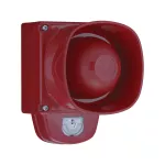 SY Base-LX-W/RF/R1/WP + SY/R1 VDS G2 Sygnalizator Optyczno-Akustyczny Symphoni LX Ścienny, czerwona obudowa, czerwone światło IP66