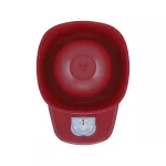 SY Base-LX-W/RF/R1 + SY/R1/E VDS G2 Sygnalizator Optyczno-Akustyczny Symphoni LX Ścienny, czerwona obudowa, czerwone światło IP21C