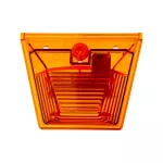 X10/CE/M2B/AL X10 midi, część optyczna, bursztynowa soczewka