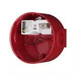 POWER MODULE Czerwona głęboka baza sygnalizatora z zasilaczem 24V