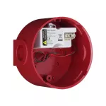 POWER MODULE Czerwona głęboka baza sygnalizatora z zasilaczem 24V