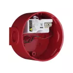 POWER MODULE Czerwona głęboka baza sygnalizatora z zasilaczem 24V