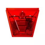 X10/CE/M1B/RL X10 mini, część optyczna, czerwona soczewka