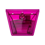 X10/CE/M2B/ML X10 midi, część optyczna, soczewka w kolorze magenta