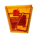 X10/CE/M1B/AL X10 mini, część optyczna, bursztynowa soczewka