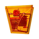 X10/CE/M1B/AL X10 mini, część optyczna, bursztynowa soczewka