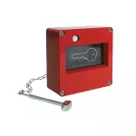 1492-CSA Skrzynka na klucz ewakuacyjny ze zbijakiem, czerwona