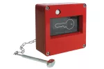 1492-CSA Skrzynka na klucz ewakuacyjny ze zbijakiem, czerwona