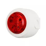 SOLX/RF/RL/W1/D Solista Maxi, Biała obudowa, Czerwone światło, głęboka podstawa