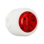 SOLX/RF/RL/W1/D Solista Maxi, Biała obudowa, Czerwone światło, głęboka podstawa