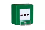 2495-v Przycisk ewakuacyjny zielony, 2 przemienne, 3A, IP54