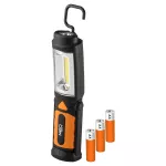 Lampa warsztatowa bateryjna 300 lm COB 2 w 1 + baterie 3 x AA