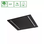 ALGINE LINE PANEL 40W 3CCT 230V 80ST IP20 600x600x15MM CZARNY UGR<16  5 LAT GWARANCJI