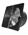 WBS 160 (Osiowy wentylator ścienny) Czarny