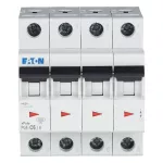 PL6-C6/4 Wyłącznik nadprądowy 6kA, In=6A, char. C, 4-bieg. seria PL6