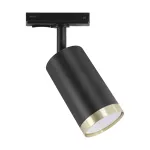 Oprawa do zamontowania na szynoprzewodzie OSLO TRA GU10 BLACK/GOLDEN