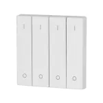 CWIZ-04/48 Klawisz poczwórny, biały, połysk, 1/0