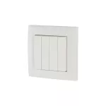 CPAD-00/195 Przycisk poczwórny - biały