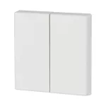 CWIZ-02/38 Klawisz podwójny, biały, połysk