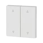 CWIZ-02/58 Klawisz podwójny, biały, połysk, roletowy