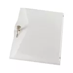 BCZ-A-TWS-3/39 Drzwi białe z tworzywa z zamkiem